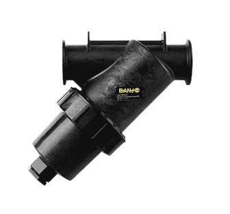 MLS222-50 by Banjo | Manifold Flange Connections | 2" Full Port Manifold Y-Line Strainer with 50 316 Stainless Steel Mesh Screen | Gasket: EPDM | 225 PSI