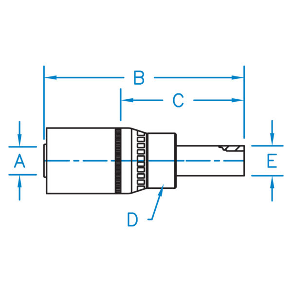 MMSP-04-08 by Kurt Hydraulics | Metric Standpipes | for 1/4" Hose ID