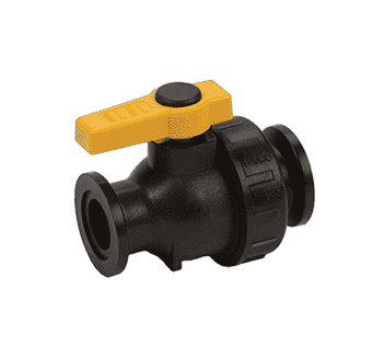 MSUV100FP by Banjo | Manifold Full Port Single Union Poly Valve | Pipe Size: 1" | Opening Thru Ball: 1" | 300 PSI | Pack of 10