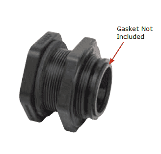MTF220 by Banjo | Manifold Flange Connection | 2" Manifold Bulkhead Tank Fitting | 3-1/4" Hole Size | Gasket: EPDM | Polypropylene