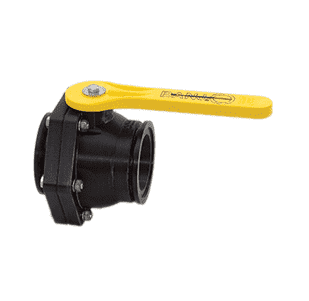MVS300CFFP by Banjo | Manifold Flange Connection for Full Port Manifold "Stubby" Valve | 3" Flange x 3" Full Port Flange | Opening Thru Ball: 3" | 150 PSI | Polypropylene | Pack of 6