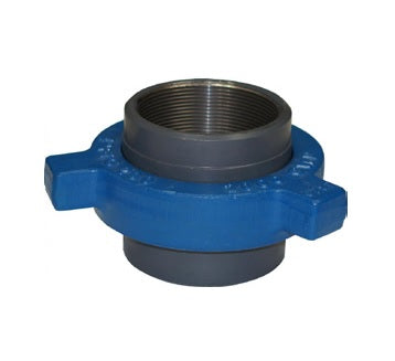 HAM200-200-SET by Midland | Hammer Union Fig 200 | 2" Male NPT x 2" Female NPT | 2000 PSI | Grey/Blue Steel
