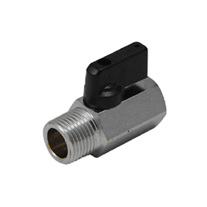 B-46-903I Breco by Foster | Mini Ball Valve | 1/4" Male NPTF Thread x 1/4" Female NPTF Thread | Straight