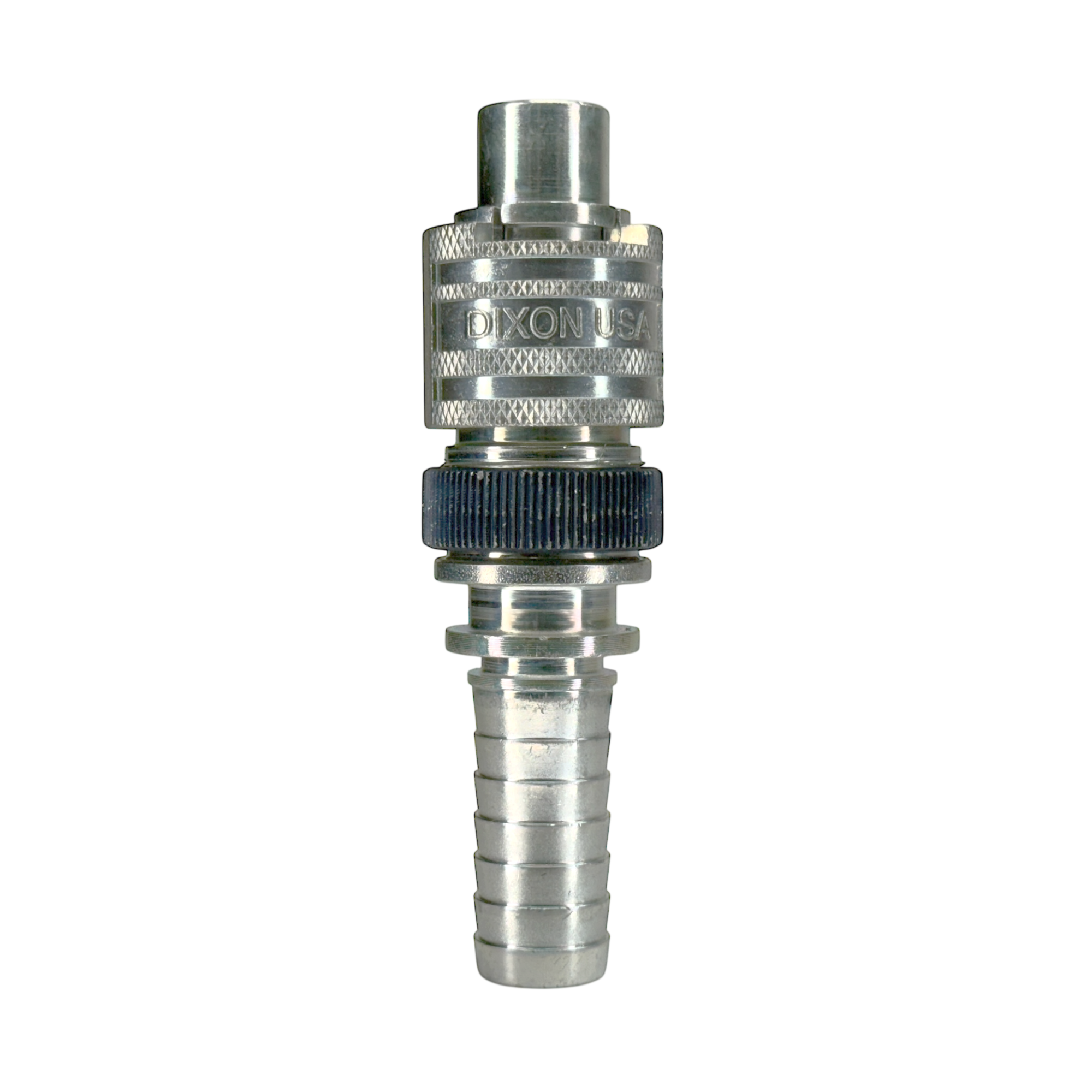 N4S6-LS by Dixon Valve | Pneumatic Quick Disconnect Coupling | Dix-Lock® N-Series | Hose Barb | 3/4" Hose ID x 1/2" Body Size | Plug with Locking Sleeve | Steel