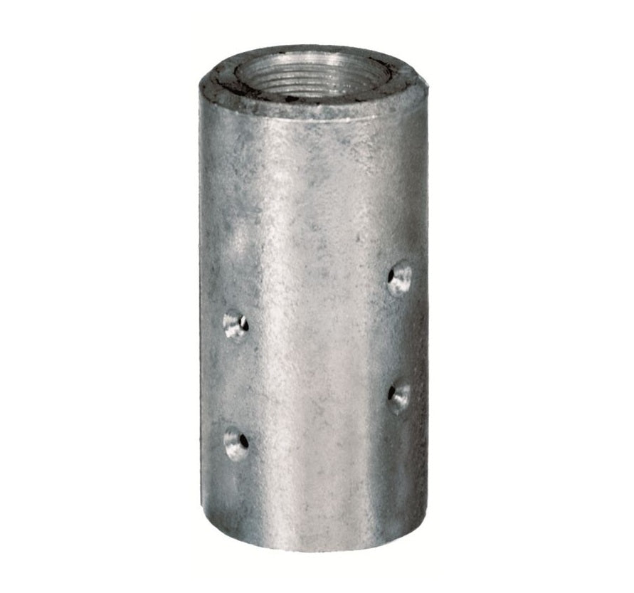 NH-AL3 by Kuriyama | NH-AL Series | Sandblast Coupling Nozzle Holder | 1-1/4" Hose ID | 2-5/32" Hose OD | Aluminum