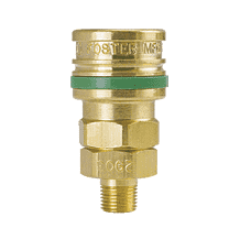 BLO-3303 by ZSi-Foster | Quick Disconnect | O60 Series | 1/4" Standard Socket | 3/8" MPT | Ball Lock | Brass