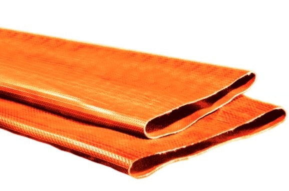 OFDG-500X660 OROFLEX® DRAG by Kuriyama | OFDG Series | Manure Drag Layflat Hose | Polyurethane | 5" Size | 5.020" Hose ID | Orange | 660ft Length