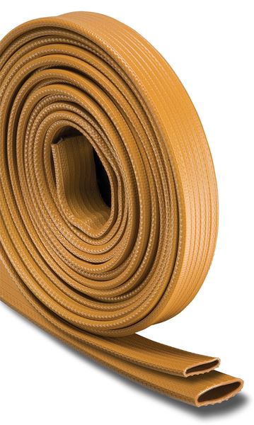 OF20Y-200X200 OROFLEX® 20 by Kuriyama | OF20Y Series | Heavy Duty Air & Discharge Layflat Hose | PVC/Nitrile | 2" Size | 2.106" Hose ID | Yellow | 200ft Length