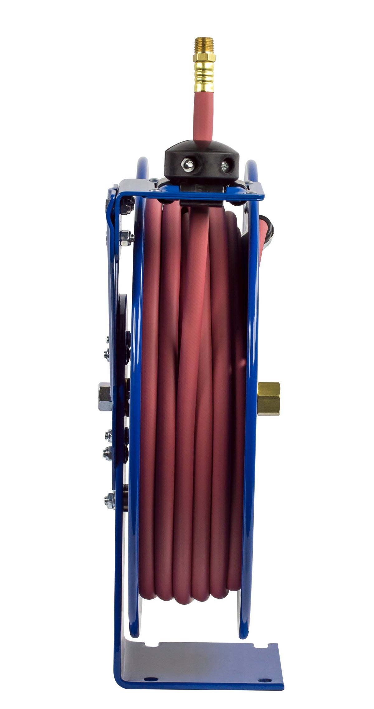 P-LP-425 by Coxreels | P Series | 300 PSI Spring Driven Hose Reel | 1/2" Hose ID, 1/2" FNPT Inlet x 1/2" MNPT Hose End | Steel | 25ft PVC Hose Included