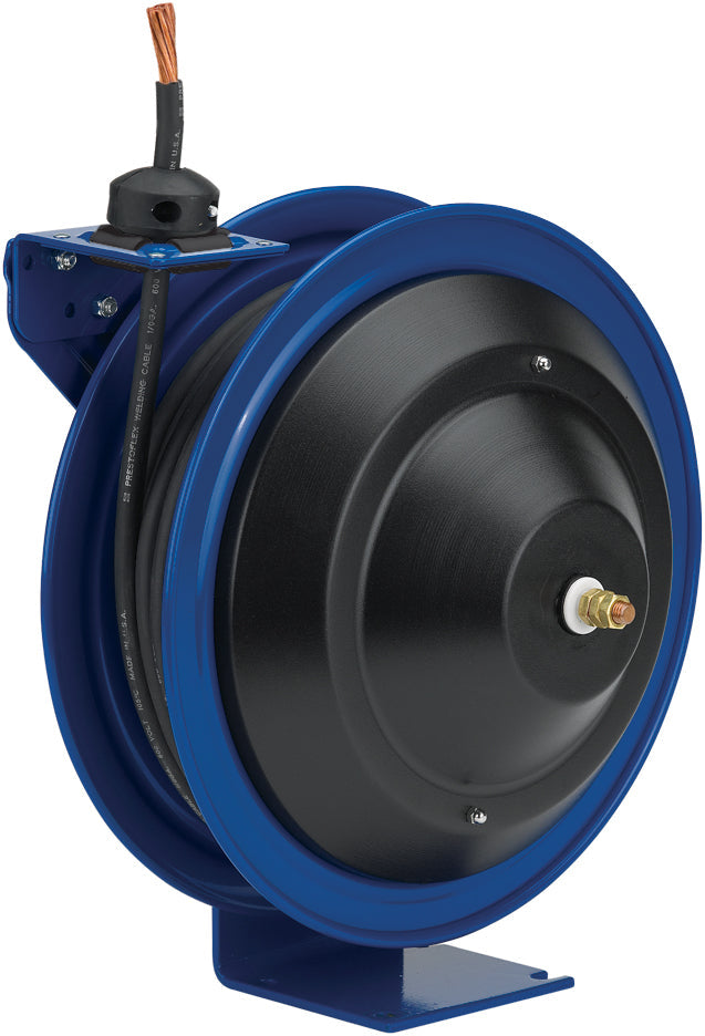 P-WC13-3504 by Coxreels | P-WC Series | Spring Driven Welding Cable Reel | #4 Cable, 150A | Steel | 35ft Cable Included