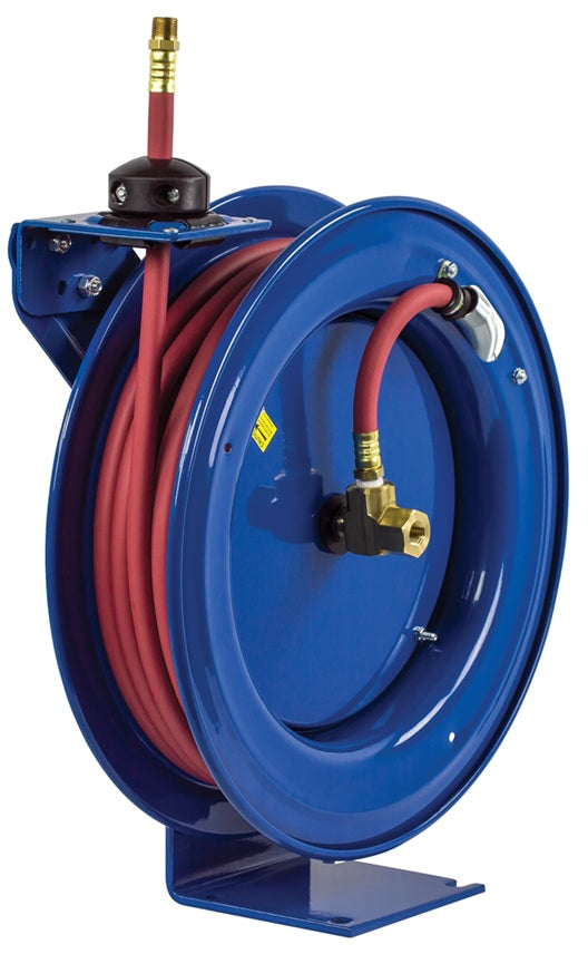 P3835 by Dixon Valve | P Series | Low Pressure Spring Driven Hose Reel - with Hose | 3/8" Hose ID | 35ft Hose Length