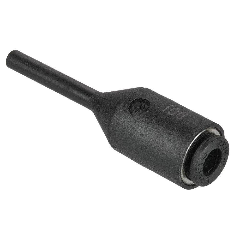 32PLPSP-4-4M by Parker | Prestolok PLP Composite Push-to-Connect Fittings | Plug-In Fittings | 1/4" to 5/32-mm Tube Expander | 1.61" Length (L) | Straight | Glass-Reinforced Nylon | Pack of 10