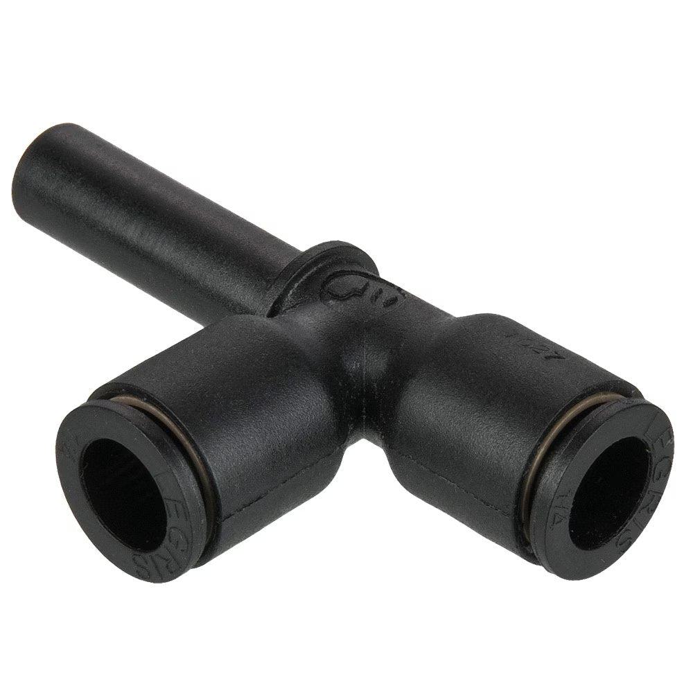 371PLPSP-12M by Parker | Prestolok PLP Composite Push-to-Connect Fittings | Plug-In Fittings | 12mm Tube Size | 65.5mm Height (H) | Tee | Glass-Reinforced Nylon | Pack of 10