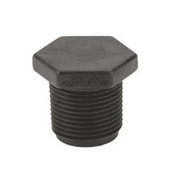 PLUG075 by Banjo | Pipe Fitting for Pipe Plugs | 3/4" Male NPT | 300 PSI | Polypropylene | Pack of 10