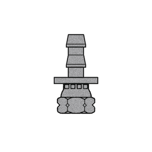 B-284-0410C Breco by Foster | 1/4" Push-Lock x 3/8" Female SAE 45° | Swivel | Straight