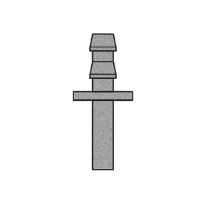 B-294-0808C-BULK Breco by Foster | 1/2" Push-Lock x 1/2" Tube Shank | Straight | Pack of 250