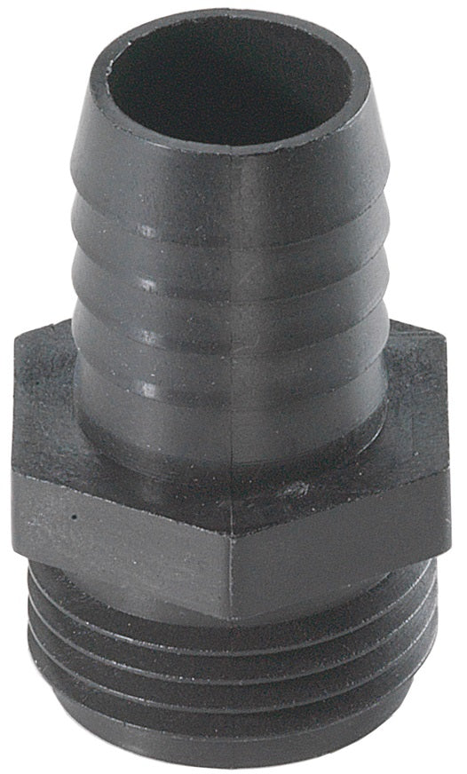 PPCM74 by Dixon Valve | Tuff-Lite® | Short Shank Fitting | 3/4" Male GHT x 1/2" Hose ID | Polypropylene