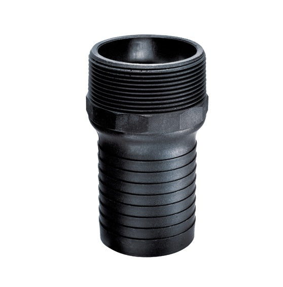 PPN150 by Kuriyama | PPN Series | Combination Hose Nipple | 1-1/2" Male NPT x 1-1/2" Hose Barb | Polypropylene