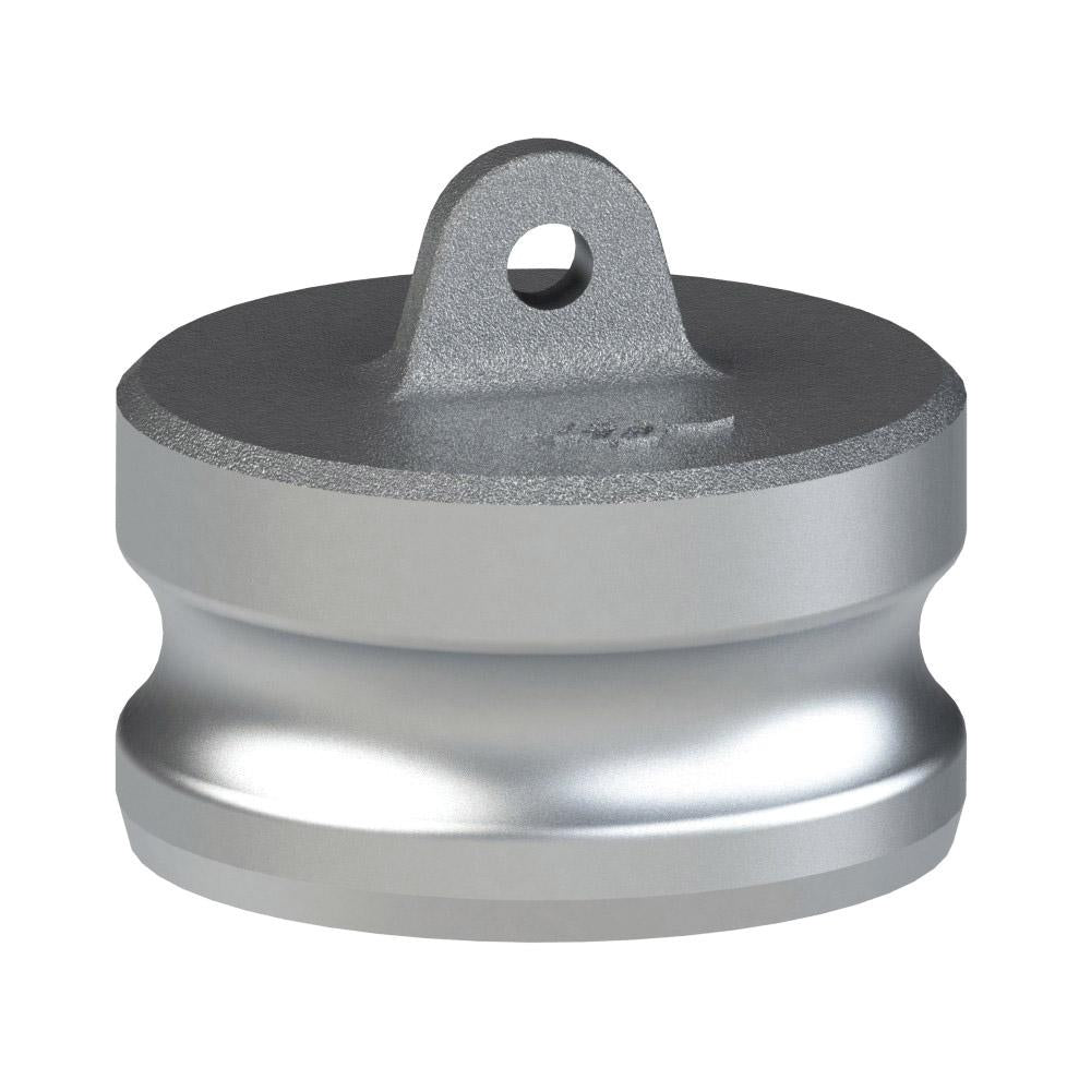 1001220 (20W) by PT-Coupling | Cam & Groove Dust Plug | Type W | 2" Adapter | Aluminum