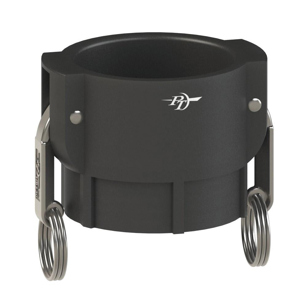 2700415 (15D) by PT-Coupling | Cam & Groove Adapter | Type D | 1-1/2" Coupler x 1-1/2" Female NPT | Polypropylene | Buna-N Seal