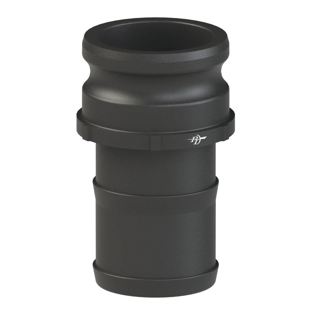 2700512 (12E) by PT-Coupling | Cam & Groove Fitting | Type E | 1-1/4" Adapter x 1-1/4" Hose Shank | Polypropylene