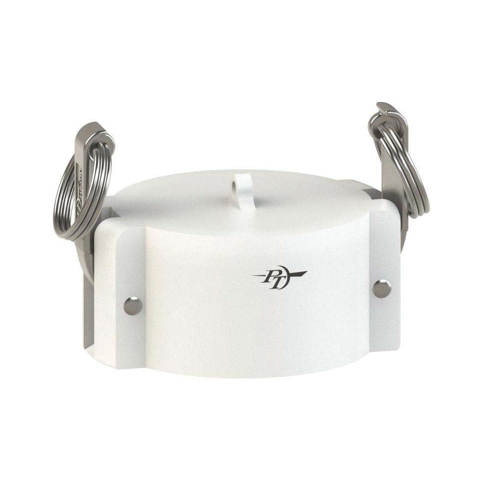 2771112 (12V) by PT-Coupling | Cam & Groove Dust Cap | Type V | 1-1/4" Coupler | Food Grade Polypropylene