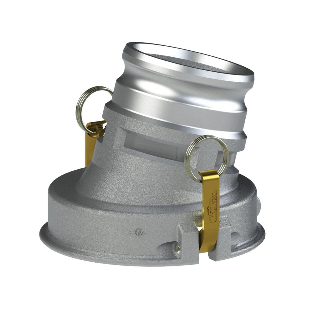 3603330 (DA-3SG) by PT-Coupling | Petroleum Handling Cam & Groove Adapter | Type DA-SG | Drop Adapter with Sight Glass | 3" API Coupler x Adapter