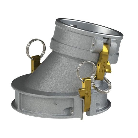 3704400L2 (DC-4) by PT-Coupling | Petroleum Handling Cam & Groove Adapter | Type DC | STA-LOK® II Drop Coupler | 4" API Coupler x Coupler