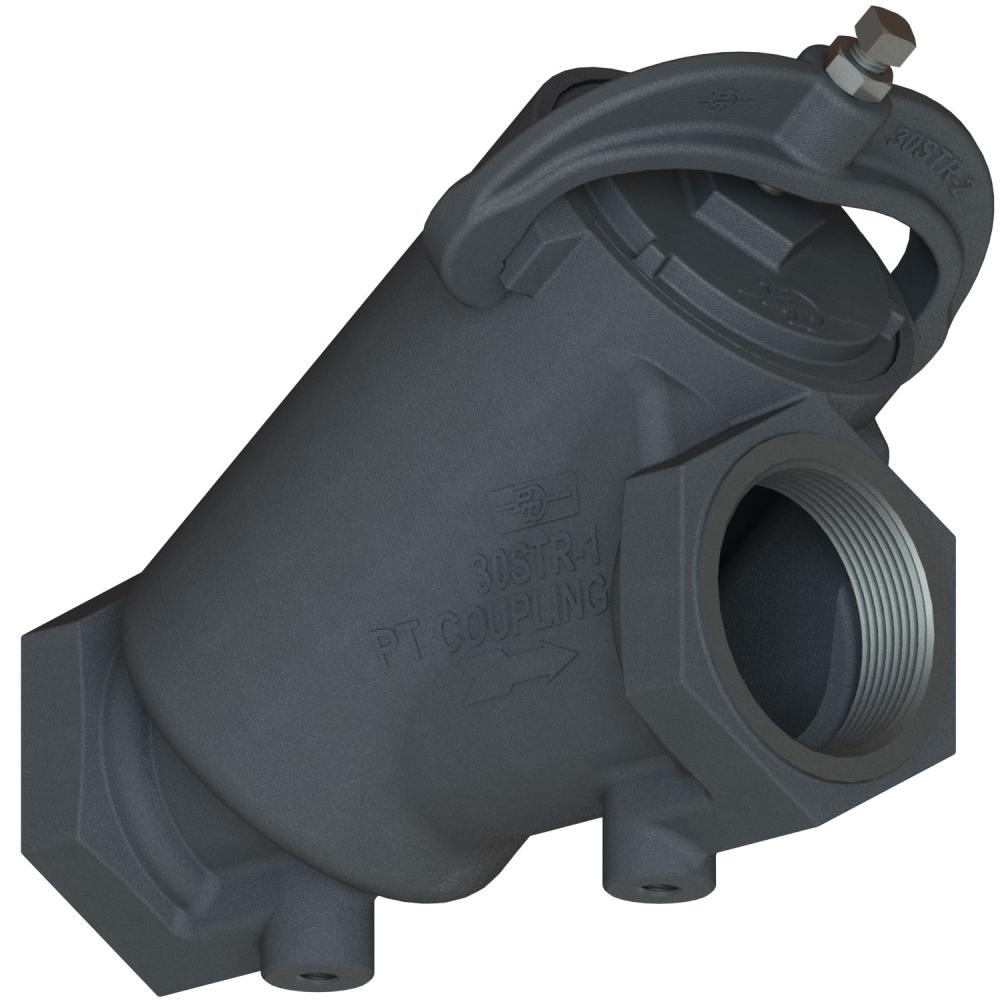 38891000 (10STR) by PT-Coupling | Type STR-Y | In-Line Y-Strainer | 1" Size | 125 PSI Max | Ductile Iron