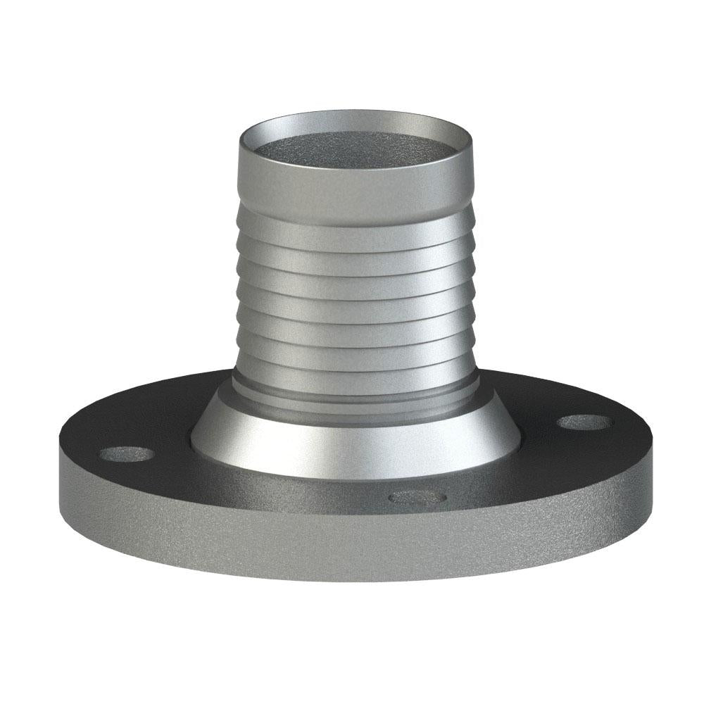5711015 (10PFFC50SS) PROGRIP™ by PT-Coupling | Type PFFC50 | C50 External Crimp Fitting | 1" Floating ANSI Pipe Flange 150# x 1" Crimp Hose Shank | 316 Stainless Steel