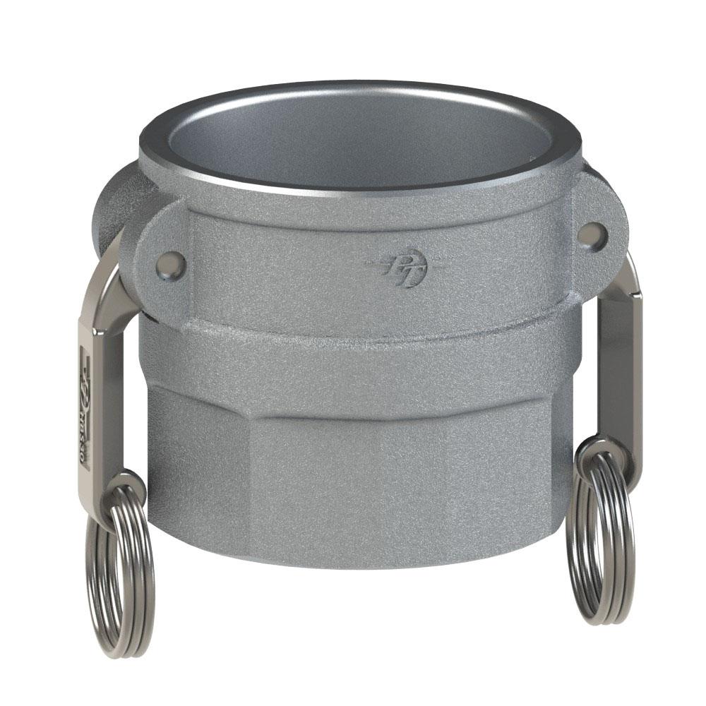60622002 (20DWS) by PT-Coupling | Cam & Groove Adapter | Type DWS | 2" Coupler x Socket Weld for Pipe | Aluminum