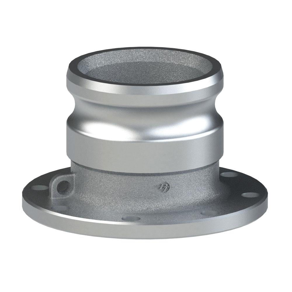 60564000 (TTF40A) by PT-Coupling | Petroleum Handling Cam & Groove Adapter | Type TTFA | 4" Adapter x 4" TTMA Flange | Aluminum