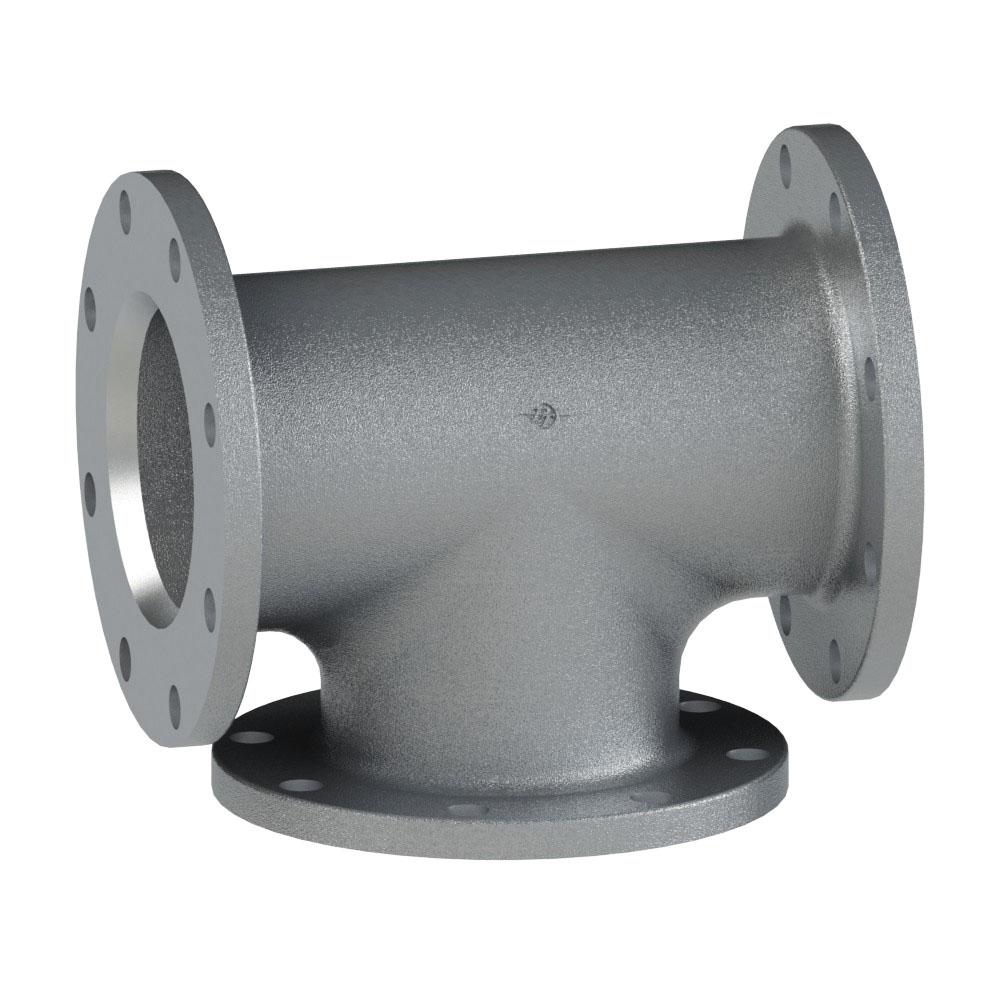 60576000 (TTF60T) by PT-Coupling | Petroleum Handling TTMA Flange Tee | 6" TTMA Flange | Aluminum