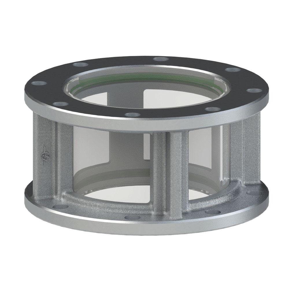 60584400 (TTF40WS) by PT-Coupling | Petroleum Handling Sight Glass (Long) TTMA Flange | 4" | Acrylic