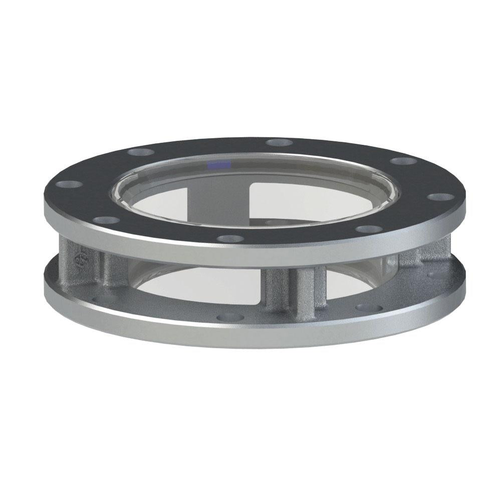 60584400S (TTF40WG) by PT-Coupling | Petroleum Handling Sight Glass (Short) TTMA Flange | 4" Size | Aluminum