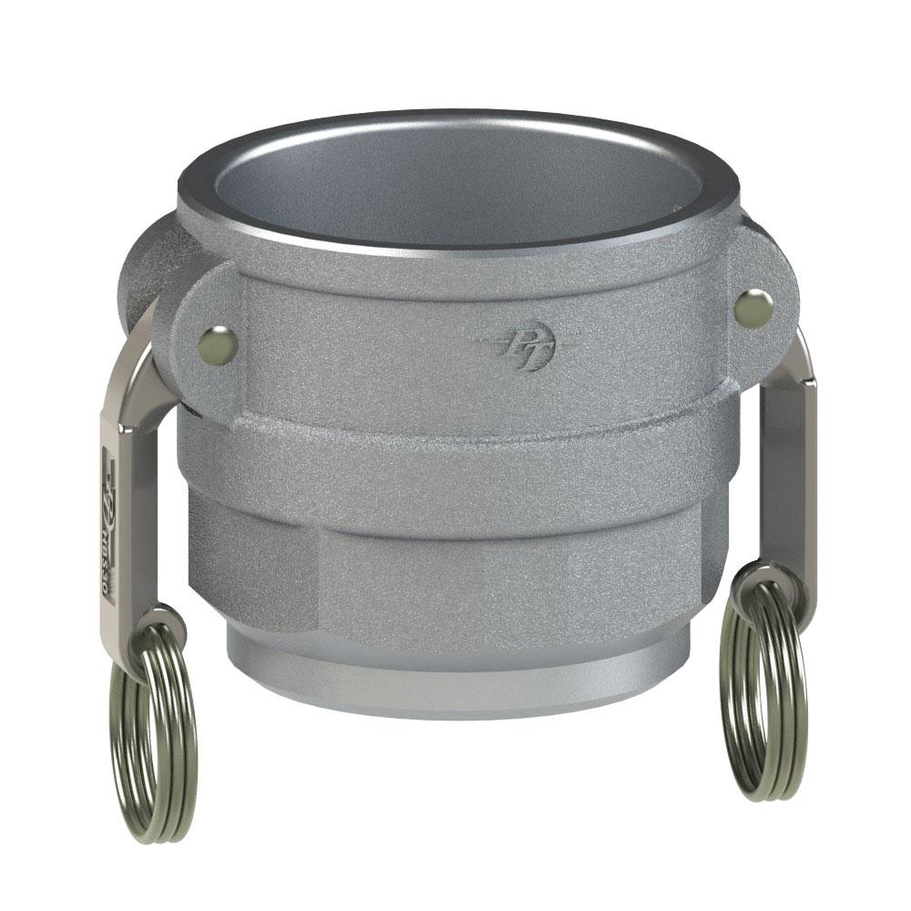 60626016 (60DWB) by PT-Coupling | Cam & Groove Adapter | Type DWB | 6" Coupler x Butt Weld for Schedule 10 Pipe | Aluminum