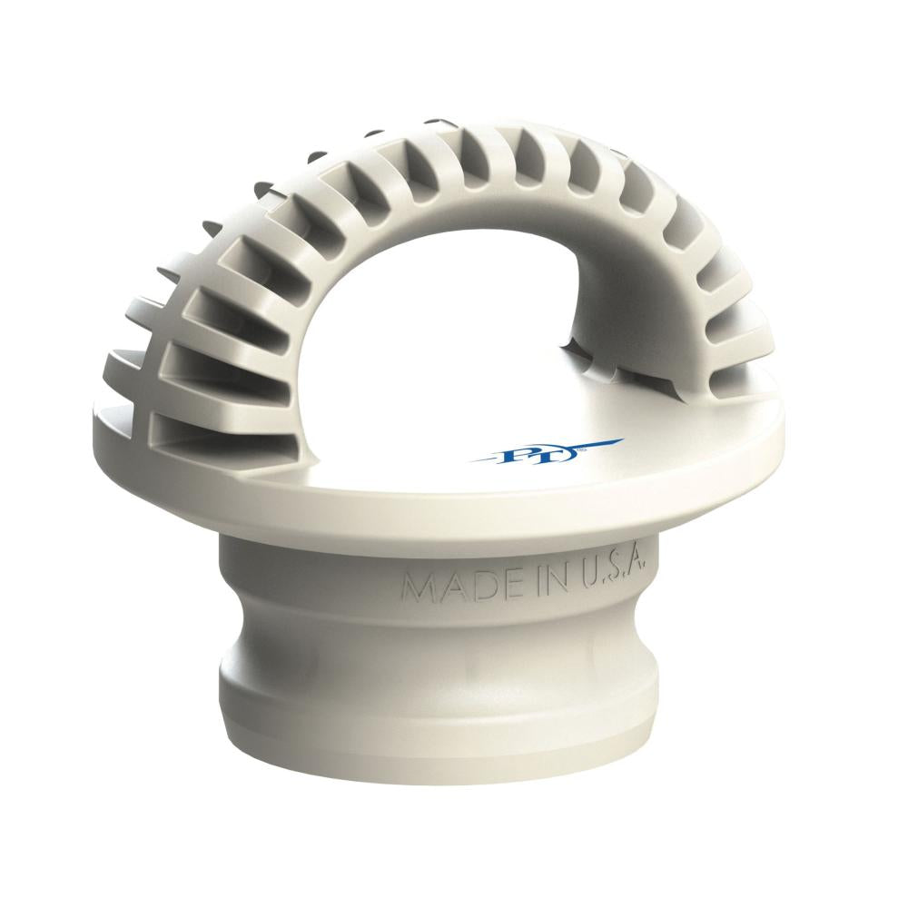 77002 (20SBM) by PT-Coupling | Type SBM | Safety Bump Plug | for Cam and Groove Couplings | 2" Size | Food Grade Polypropylene (White)