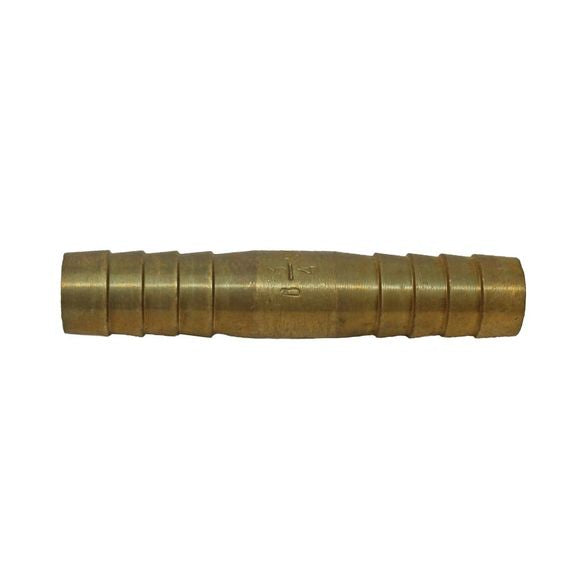 82660150BR (PTHM150) by PT-Coupling | Type PTHM | Hose Mender | 1-1/2" Hose Shank x 1-1/2" Hose Shank | Brass
