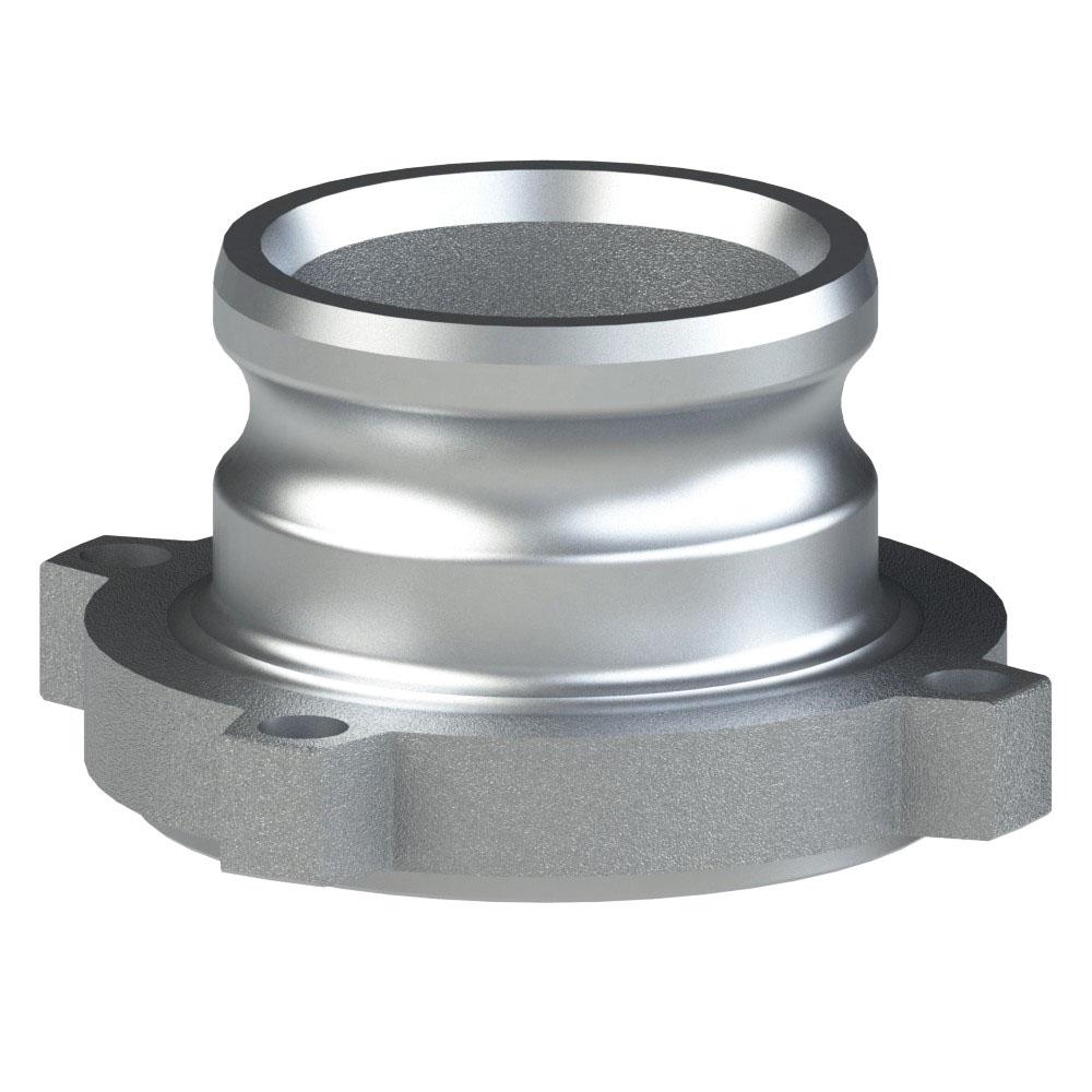 86133040 (TF30X40AF) by PT-Coupling | Adapter for Tight Fill/Vapor Recovery Elbows | 3" Adapter x 4" Flange | Aluminum
