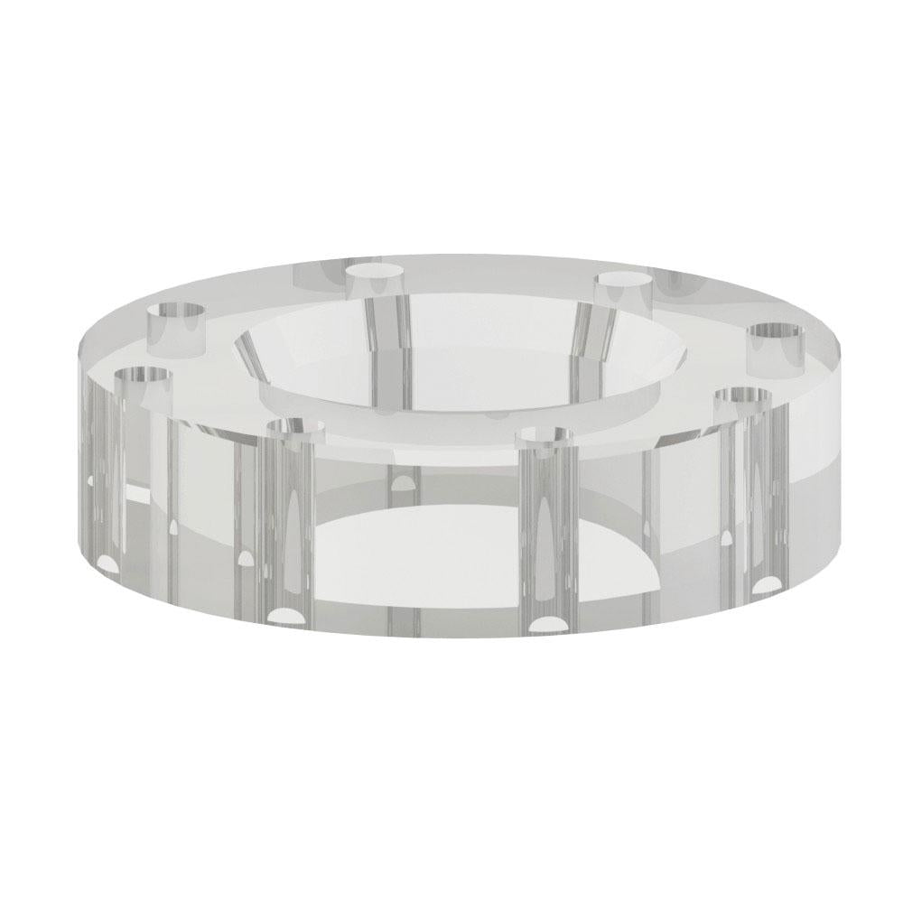 86005640E (TTF40SGE) by PT-Coupling | Crown Edge Bio-Fuel Sight Glass | 4" Size | Acrylic