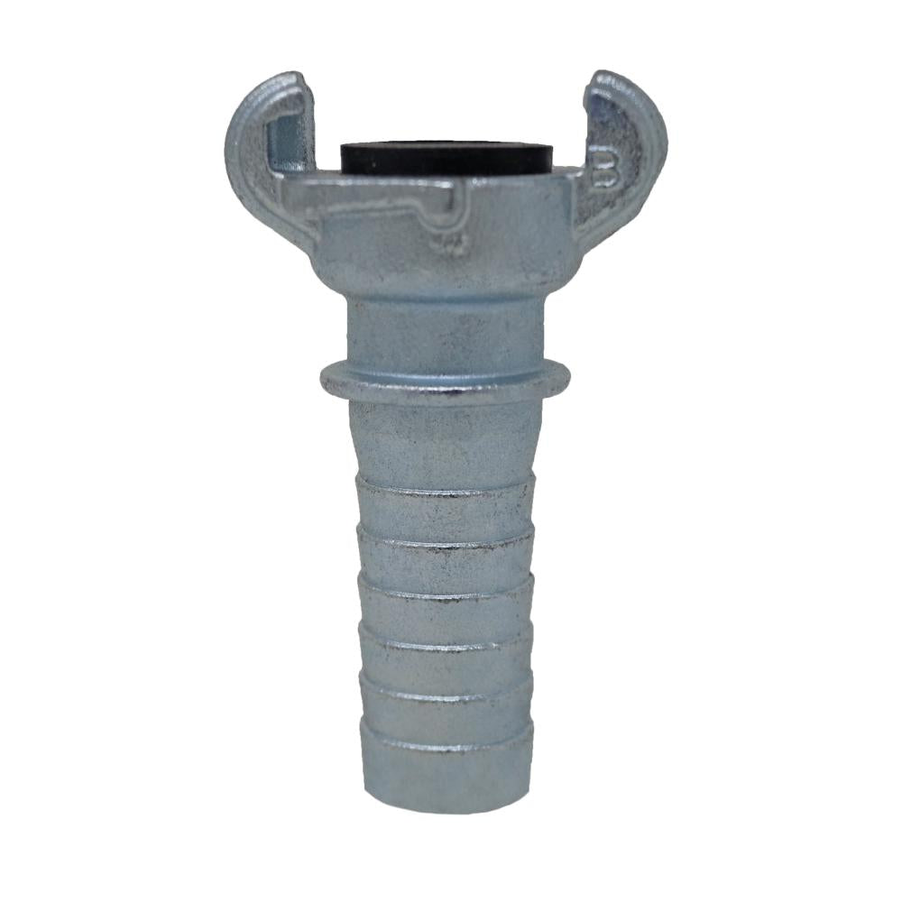 90000029 (UCHS100) by PT-Coupling | Type UCHS | Universal / Chicago-Style Fitting | 1" Claw Coupling x 1" Hose Barb | Ductile Iron