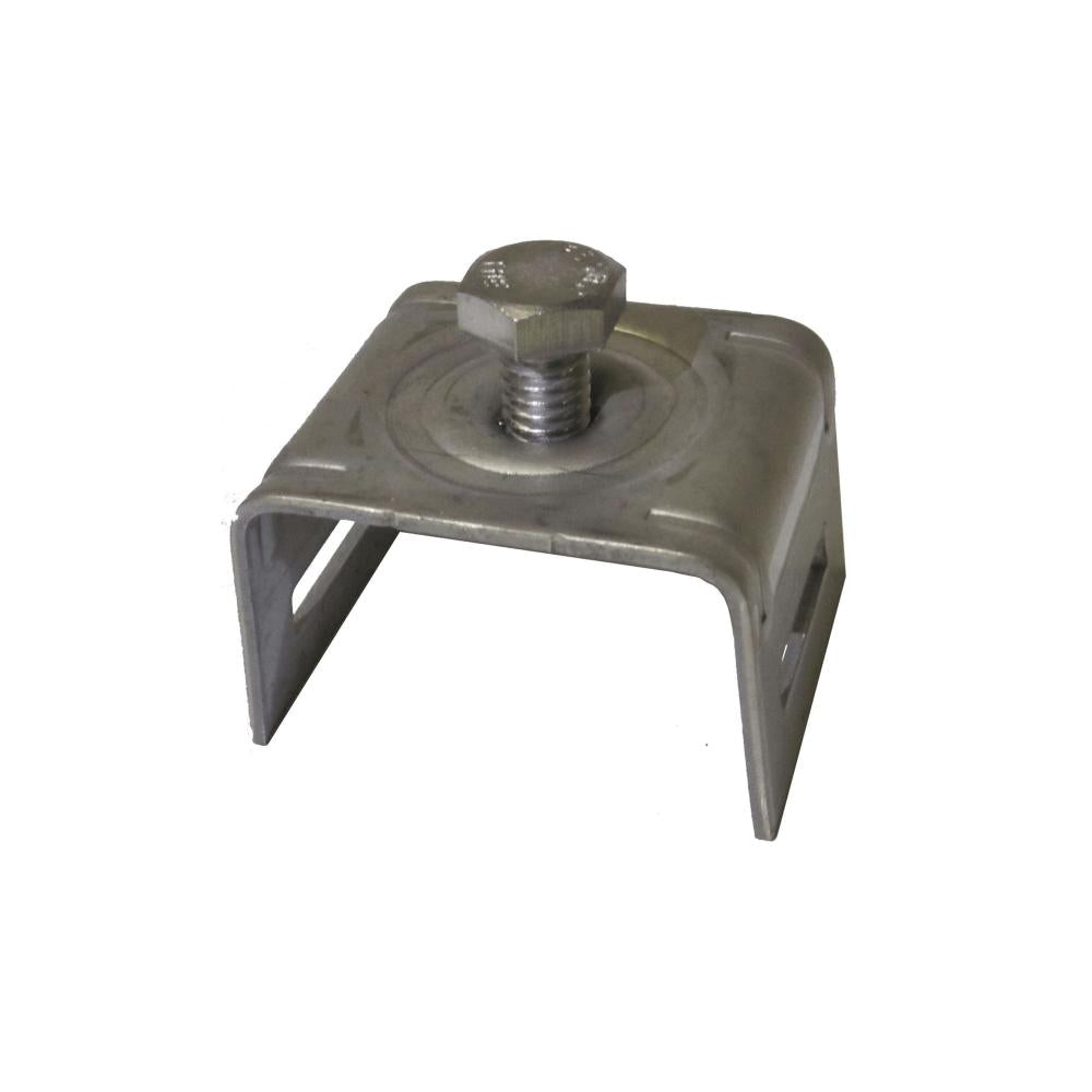 P900001 (PD-001) PUNCH-LOK® by PT-Coupling | Straight Leg Bracket | Stainless Steel with Stainless Steel Bolt & Washer | 50 Pieces/Box