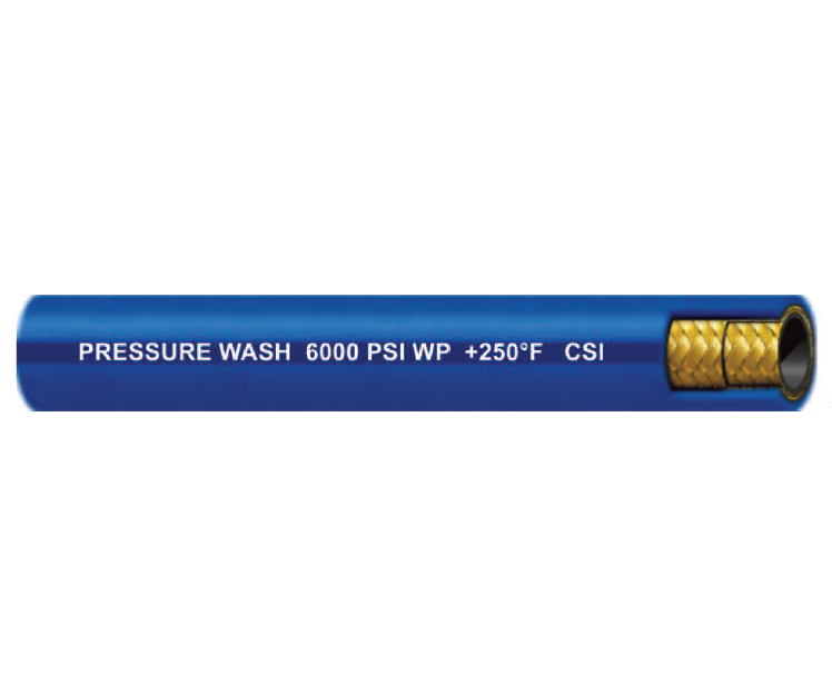 3/8" PW6000BLU by Couplamatic | Import Thin Cover | Two Wire Pressure Wash Hose | Blue | 3/8" ID | 600ft