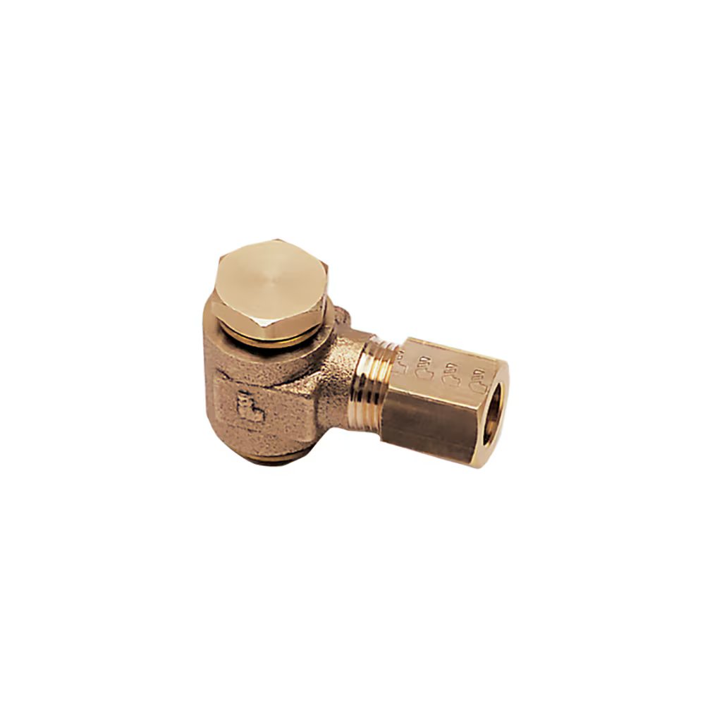 0118 06 13 39 by Parker | Legris Stud Fitting w/ Bi-Material Seal | 6 mm Tube Size x 1/4" Male BSPP Thread | 13 mm Hex | Banjo | Brass | Pack of 10