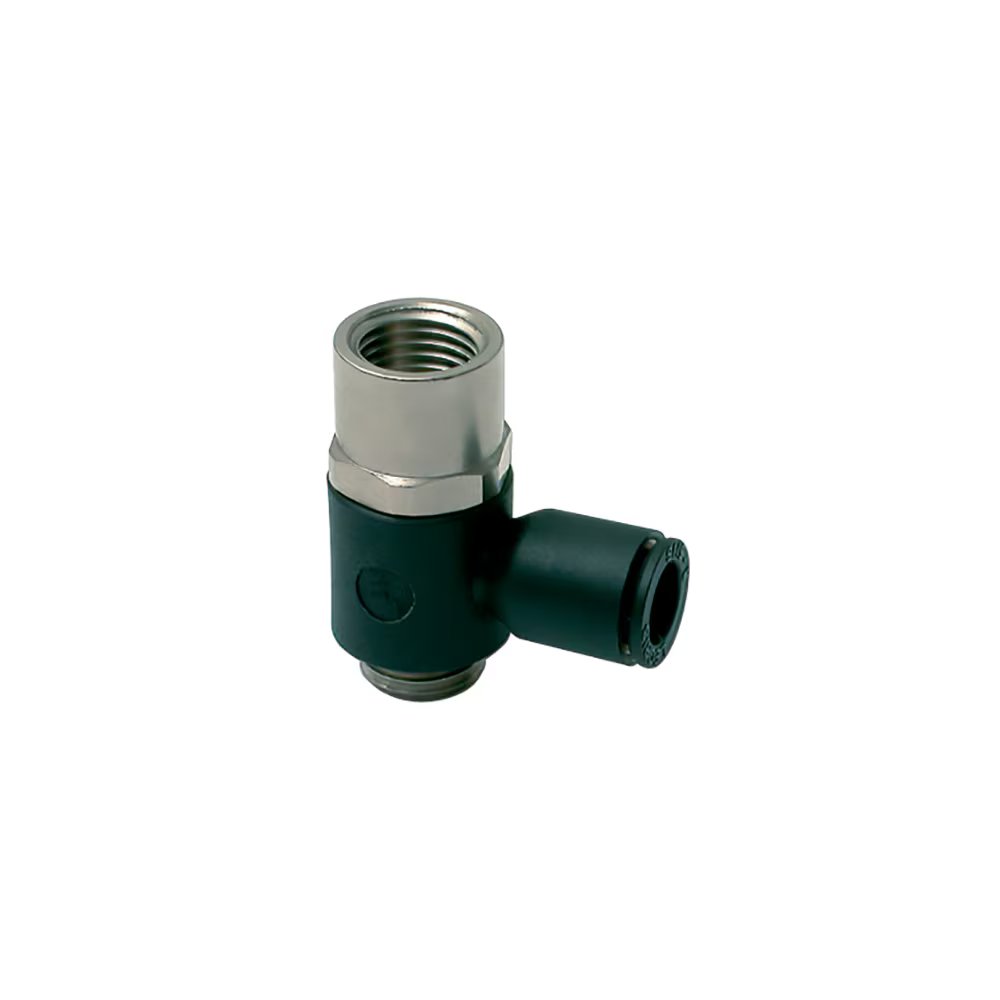 3124 08 17 by Parker | Legris Banjo Fittings | 8 mm Tube Size x 3/8" Male/Female BSPP Thread | 43 mm Length | Banjo | Polymer | Pack of 10