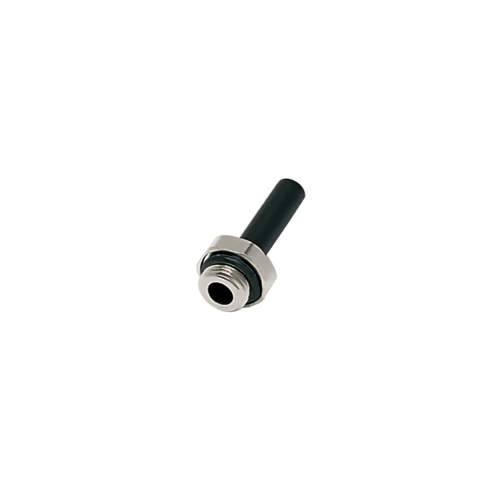 3131 14 21 by Parker | Legris Stud Fitting | 14mm Tube Stem x 1/2" Male BSPP Thread | 24mm Hex | 48mm Length | Straight | Nylon | Pack of 10
