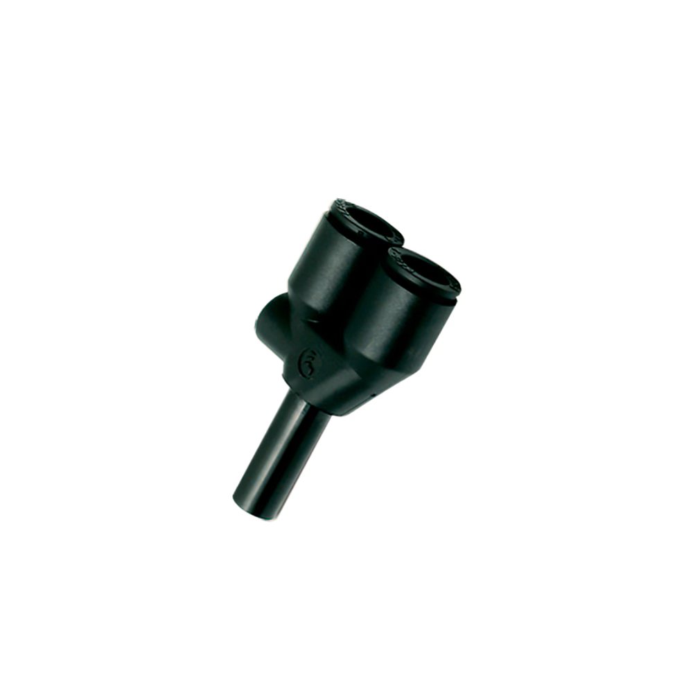3142 04 06 by Parker | Legris Plug-In Fittings | 4 mm Push-to-Connect x 6 mm Tube Stem | 35.5 mm Length | Y | Polymer | Pack of 10