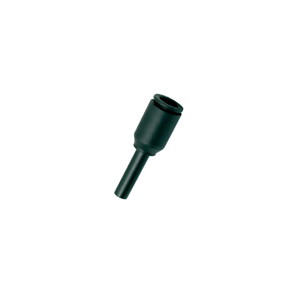 3168 06 04 by Parker | Legris Plug-In Fittings | 6 mm Push-to-Connect x 4 mm Tube Stem Increaser | 35 mm Length | Straight | Polymer | Pack of 10