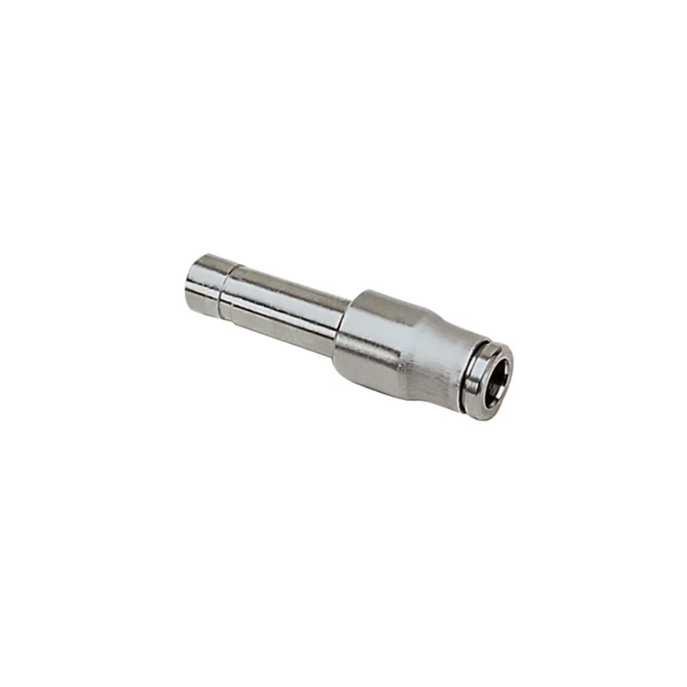 3866 06 08 by Parker | Legris Push-In Reducer | 6 mm Tube Size x 8 mm Tube Size | 42 mm Length | 316L Stainless Steel | Pack of 2