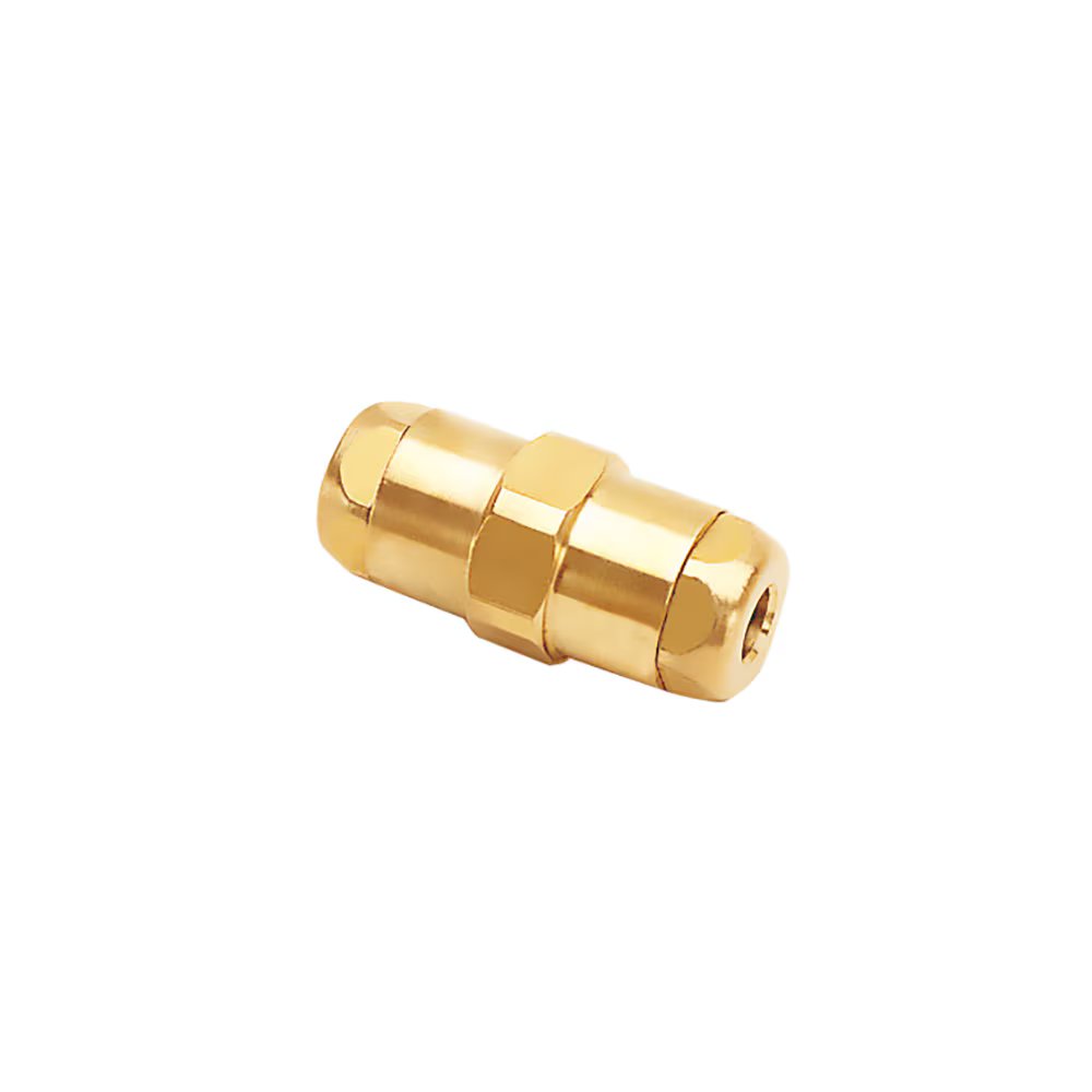 6106 06 00 by Parker | Legris Tube-to-Tube | 6mm Tube Size Connector | 39mm Length | Straight | Brass | Pack of 10